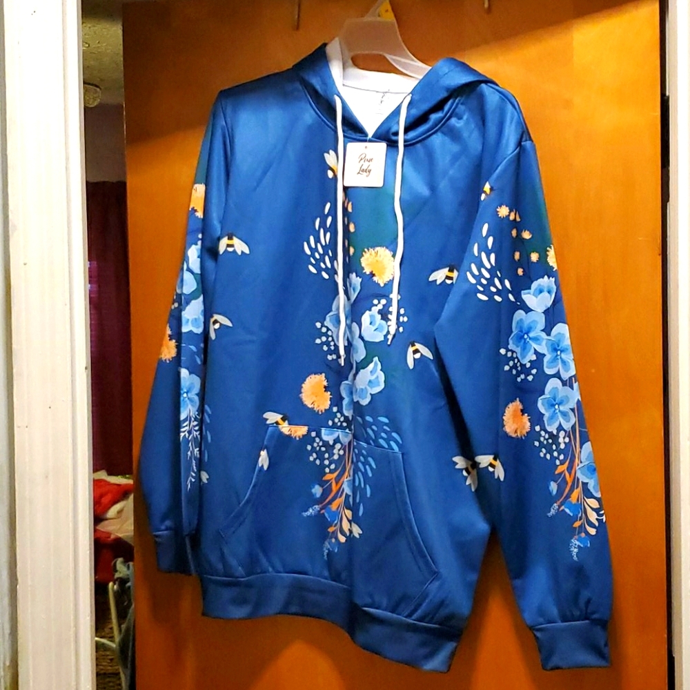 Floral hoodie
